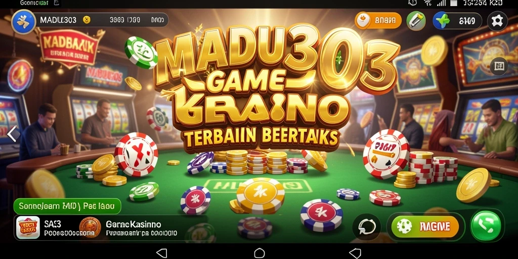 Tampilan menarik dari gameplay Kasino MADU303 yang seru dan mengasyikkan.