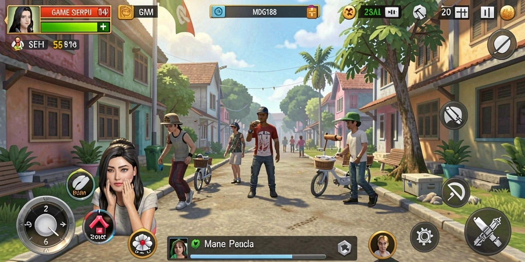 Tampilan gameplay seru dan interaktif dari MDG188.