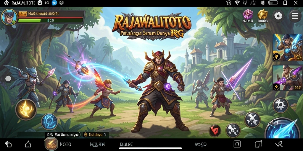 Tampilan gameplay petualangan seru di RAJAWALITOTO.