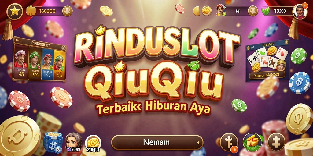 Tampilan gameplay seru dari RINDUSLOT saat bermain QiuQiu.