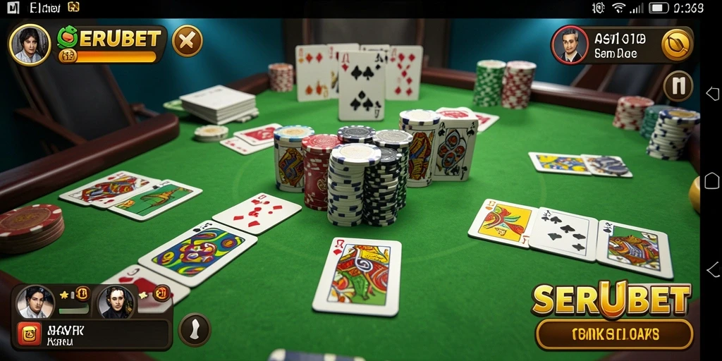 Tampilan gameplay SERUBET yang menarik dan interaktif.