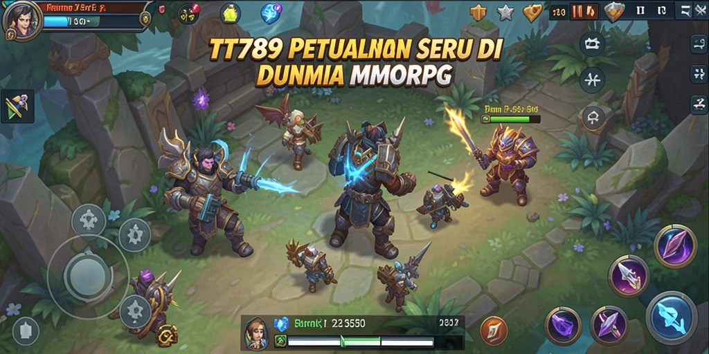 Screenshot gameplay TT789 yang menunjukkan aksi seru dalam MMORPG.